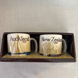Starbucks Auckland and New Zealand Demitasse Mug Set of Two - 2016 Edition